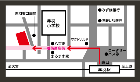 コスモプラザ赤羽 地図